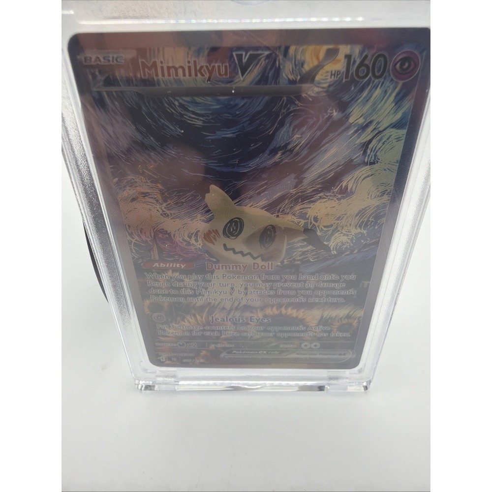 Pokemon 2026 Gem Mint Mimikyu V Card